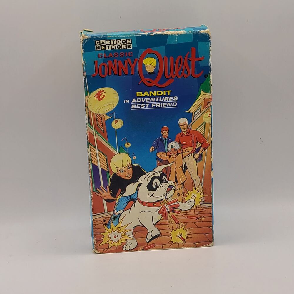 Jonny Quest VHS Bandit in Adventures Best Friend Cartoon Network W/ Watermark
